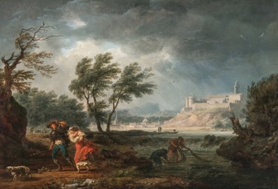 De vier tijden van de dag- Middag door Claude Joseph Vernet